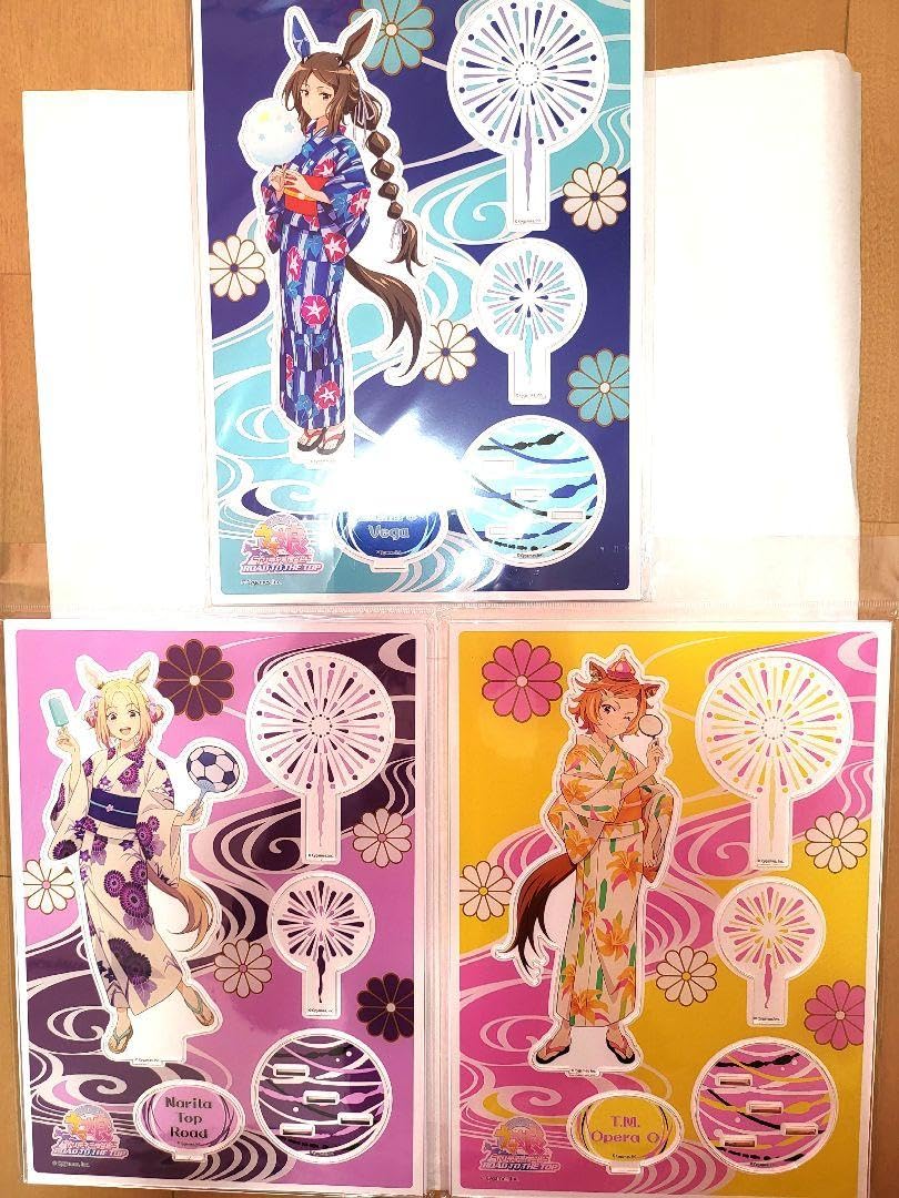 Amazon.co.jp: ウマ娘 RTTT TSUTAYAコラボ メガアクリルスタンド 3種